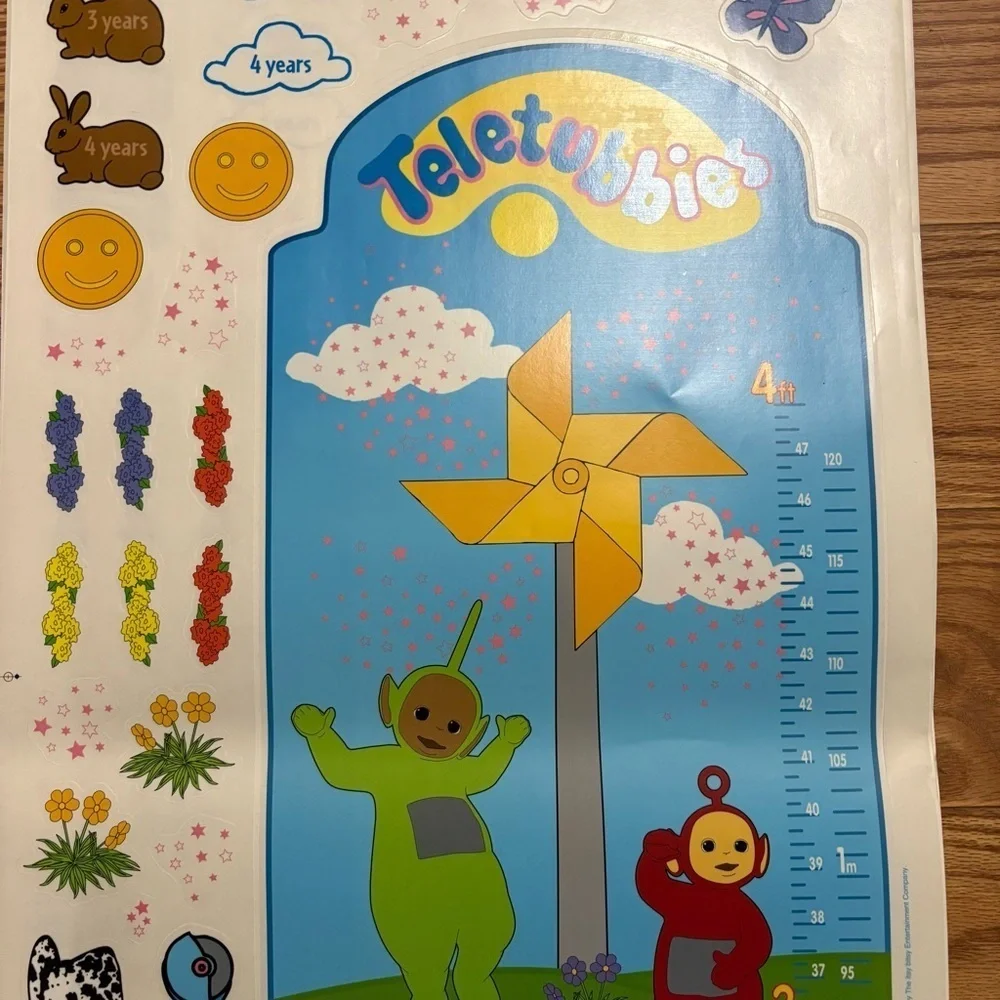 Vintage Teletubbies Wall Clings